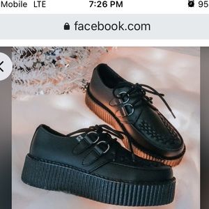 Black TUKskin™ Viva Mondo Creepers
